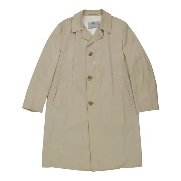 Aquascutum Trench Coat - XL Beige Cotton Blend