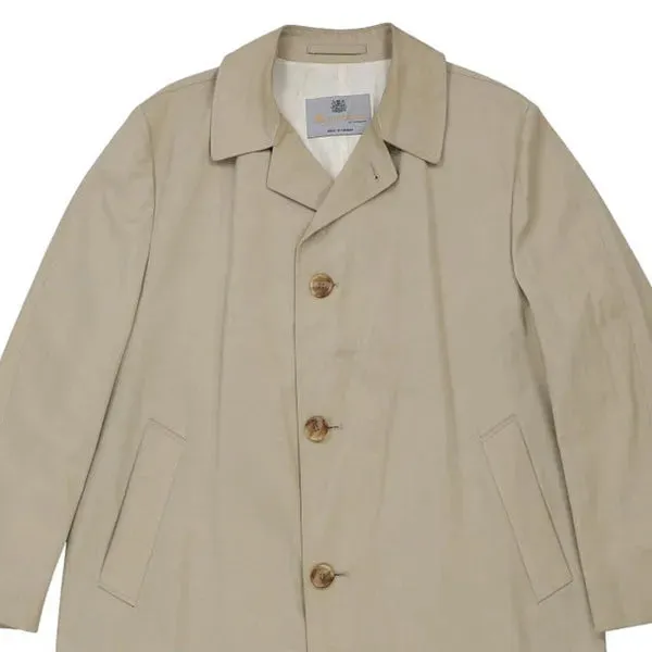 Aquascutum Trench Coat - XL Beige Cotton Blend