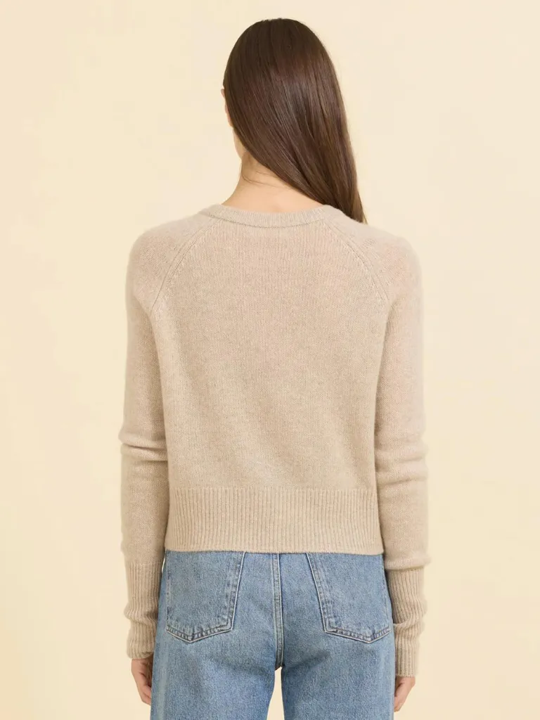 Blakely Cashmere Crewneck in Oatmeal