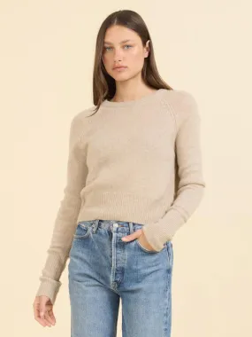 Blakely Cashmere Crewneck in Oatmeal