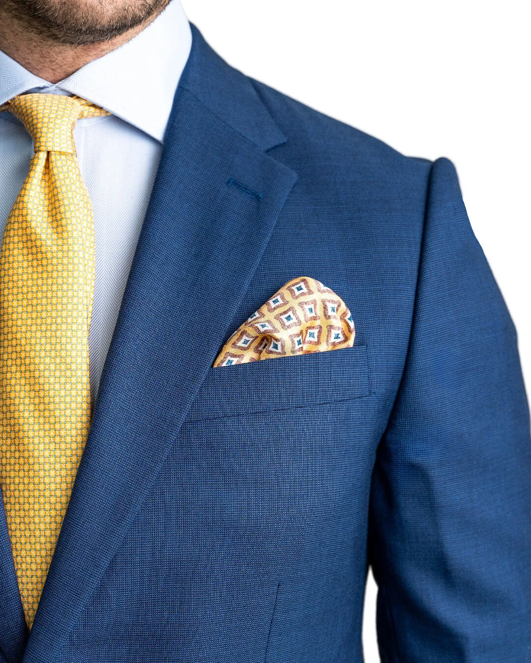 Blue Super 110s Micro Weave Suit