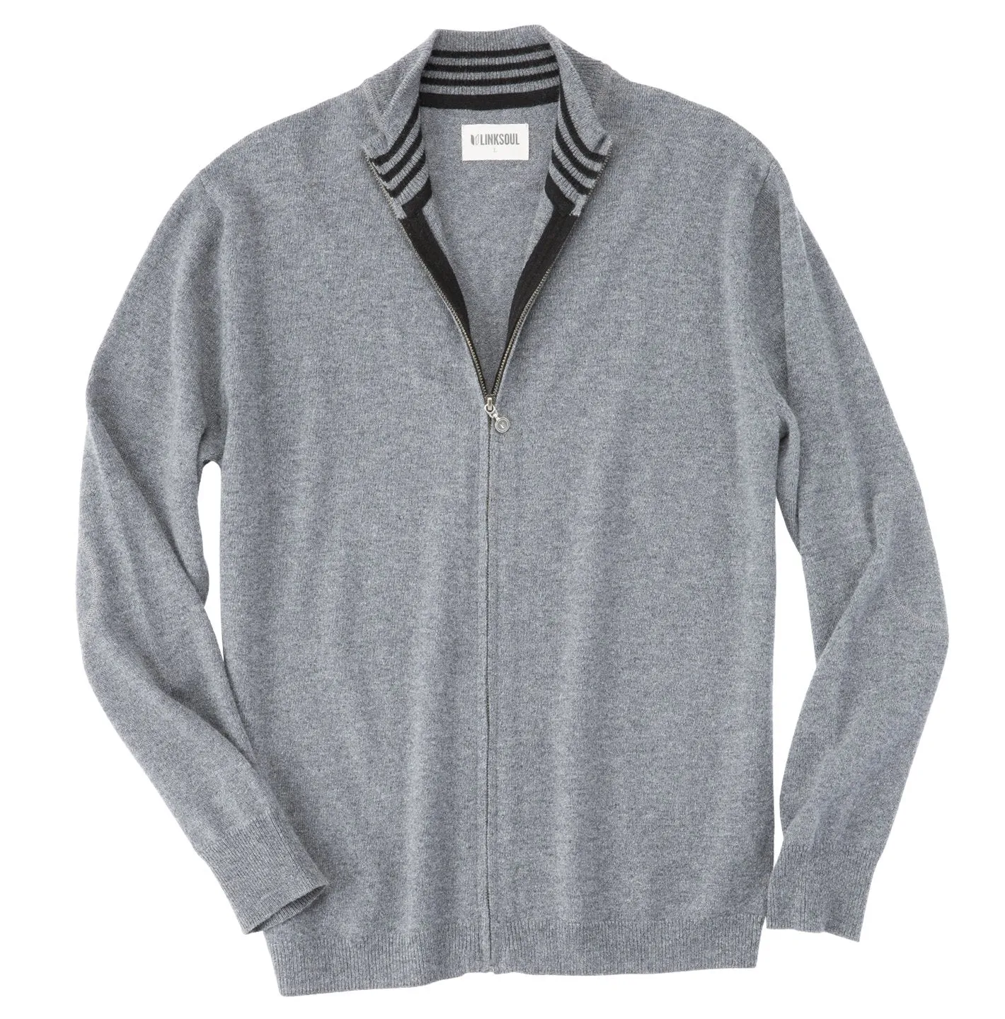 Cashmere Full-Zip Sweater