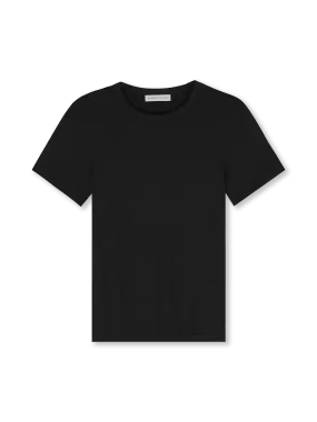 Crewneck T-shirt | black