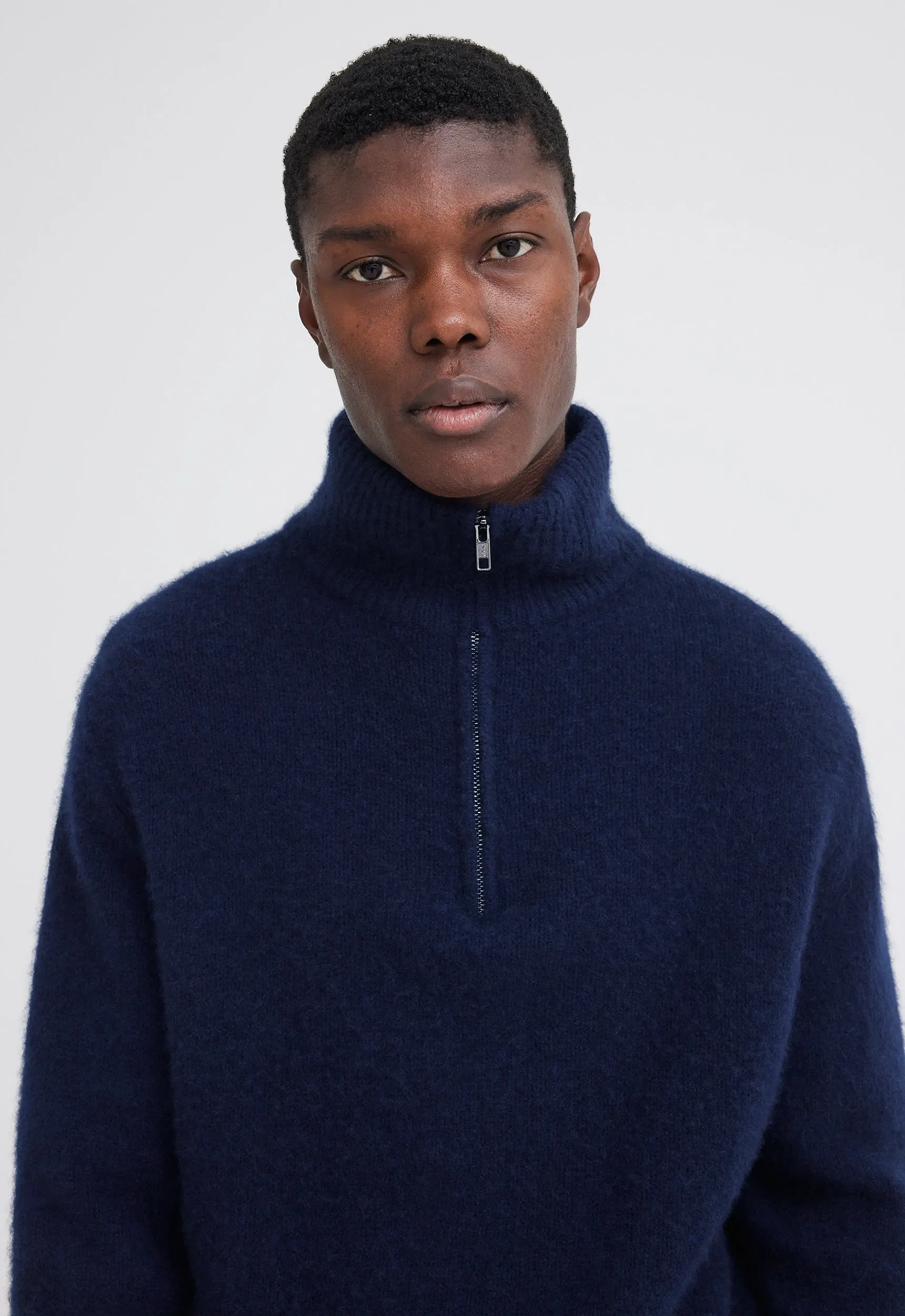 Floss Wool Cashmere Sweater - Navy