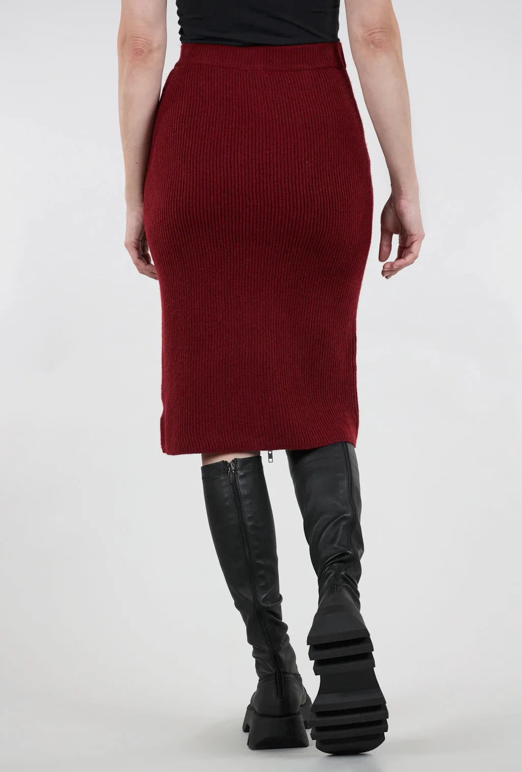 Jordana Skirt, Ruby Red