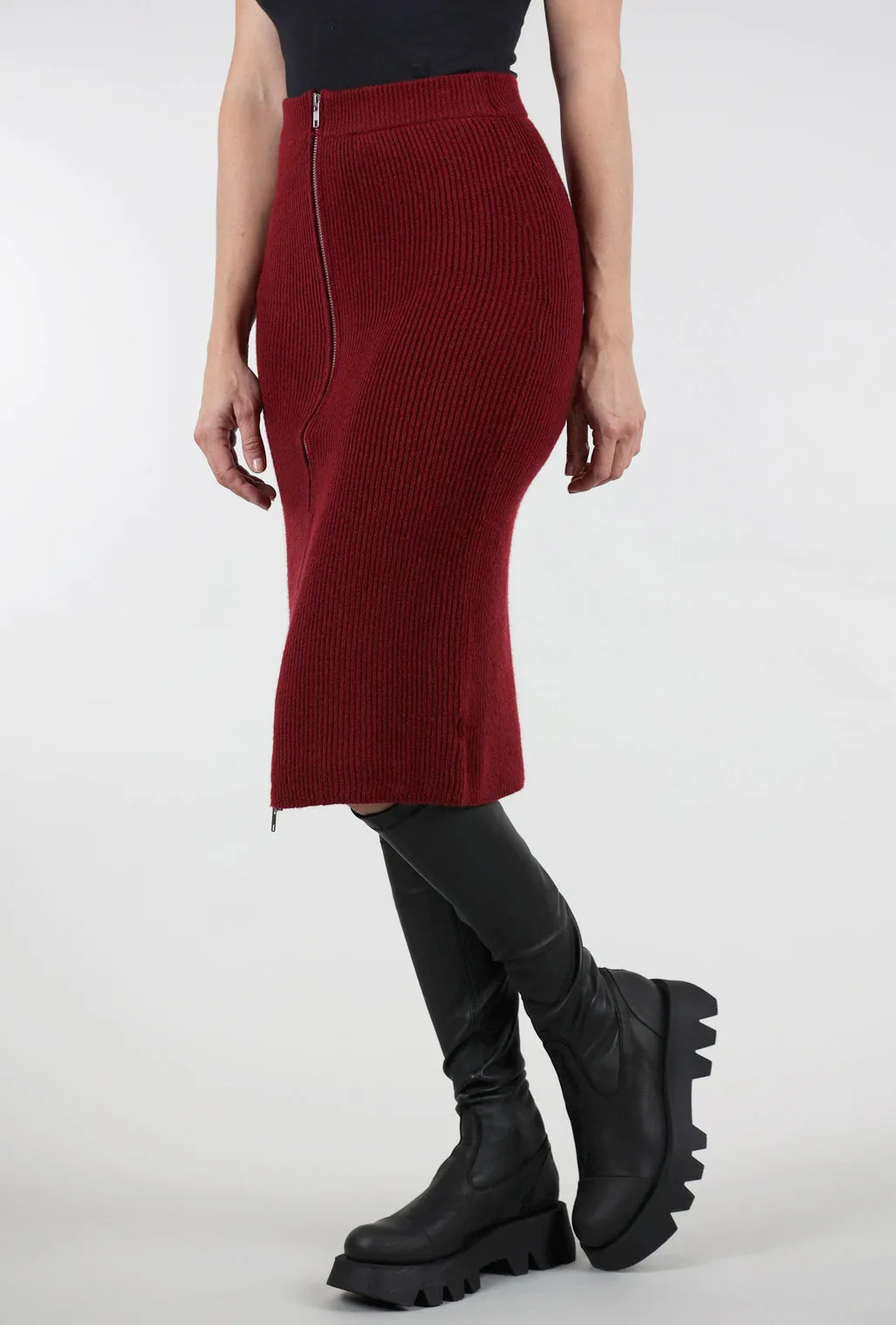 Jordana Skirt, Ruby Red