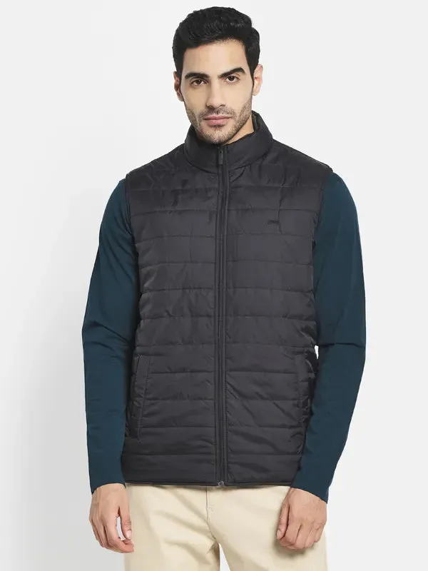 Men Black Puffer Jacket