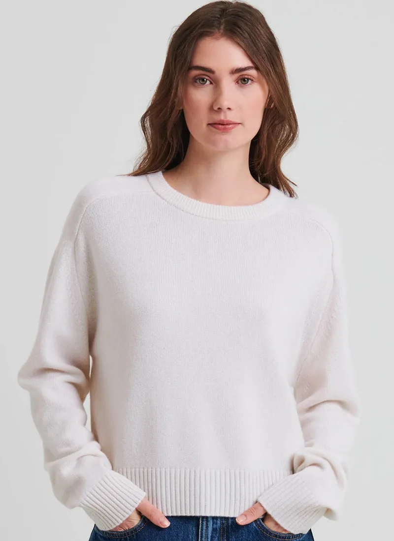 Nano Cashmere Raglan Crew Neck