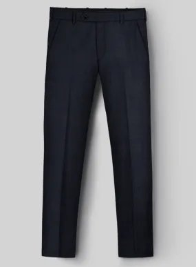 Napolean Artici Windowpane Blue Wool Pants