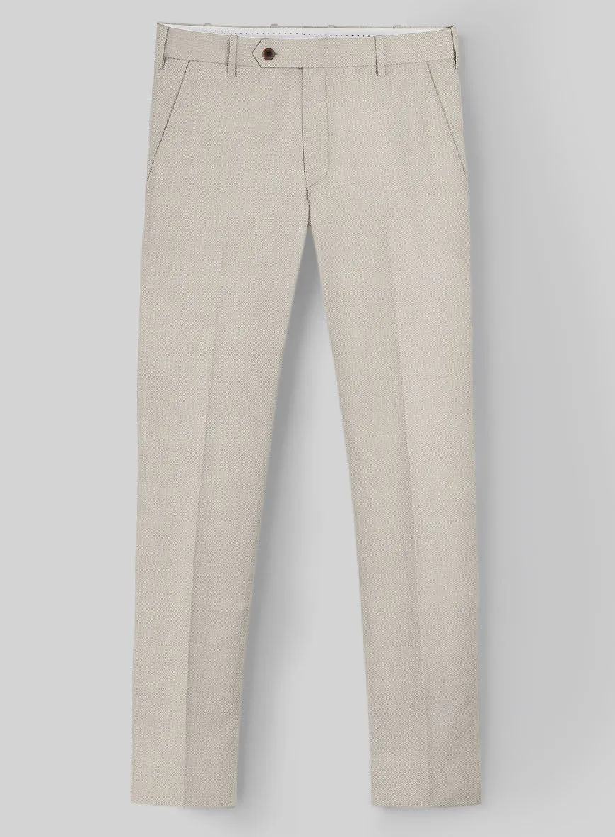 Napolean Muted Beige Wool Suit