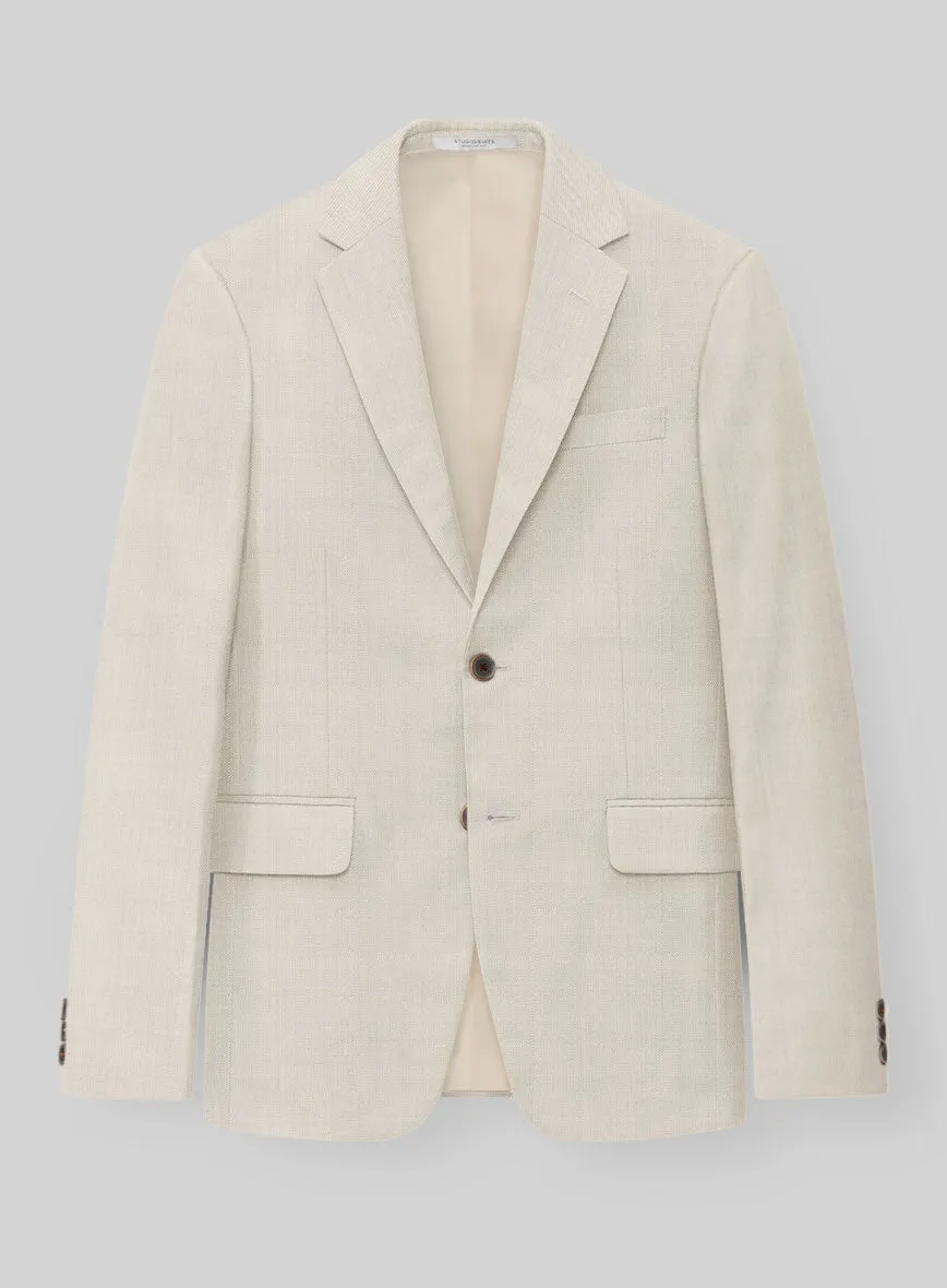 Napolean Muted Beige Wool Suit