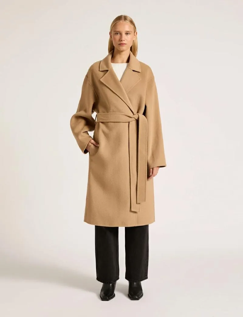 Nude Lucy Darcy Wool Coat - Tan