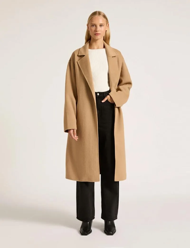 Nude Lucy Darcy Wool Coat - Tan