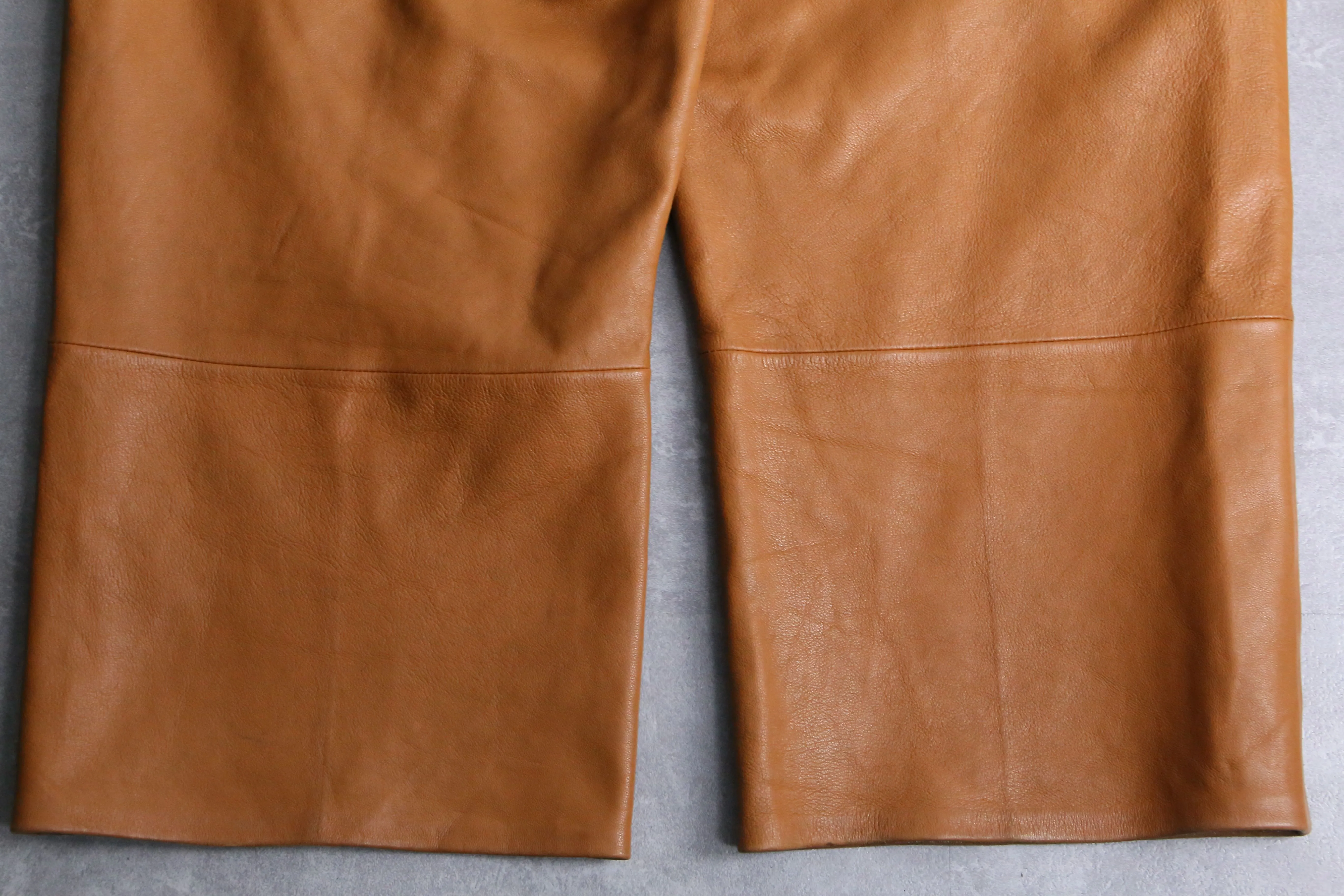 "NEAT" maple leather pants