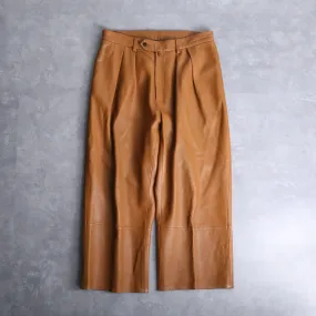 "NEAT" maple leather pants