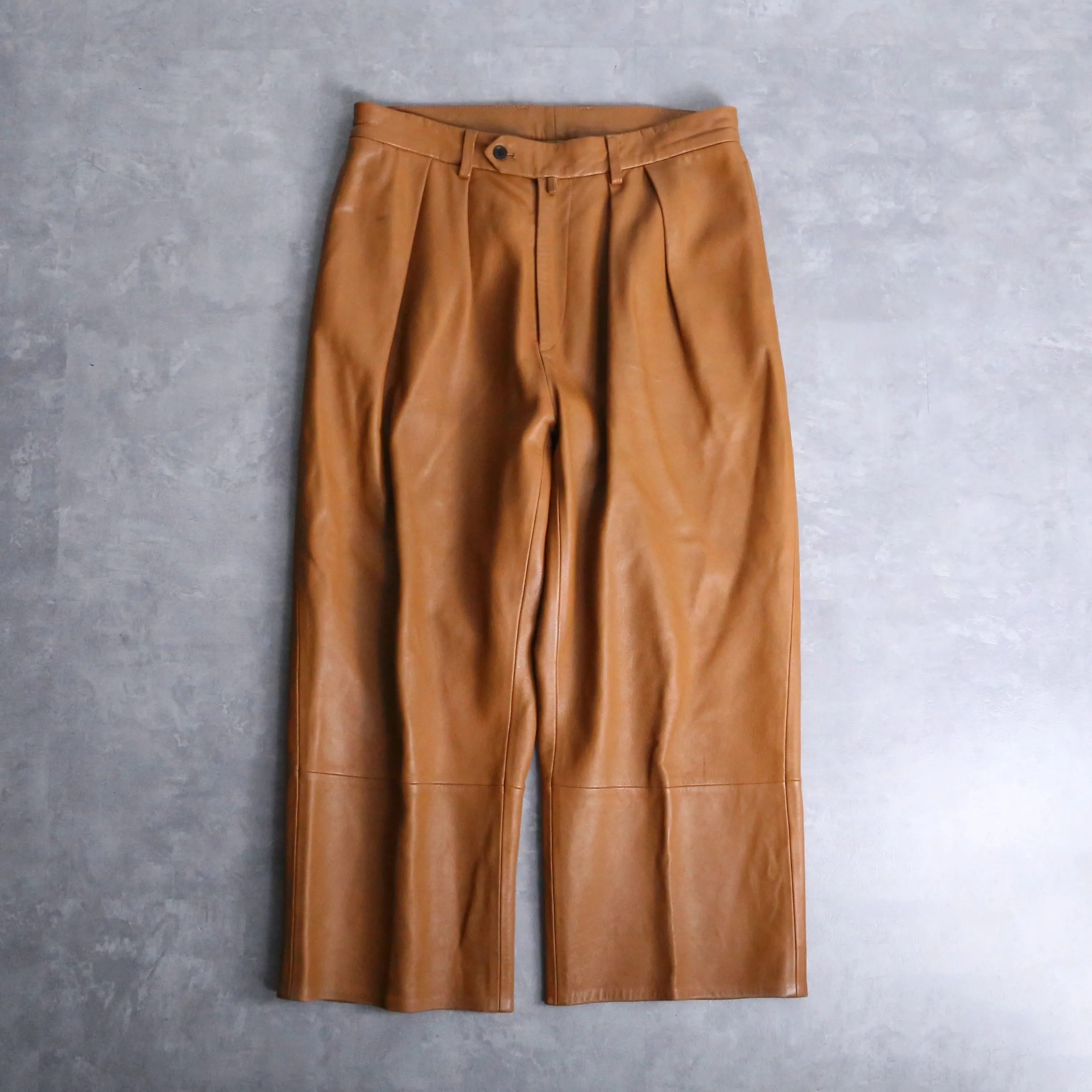 "NEAT" maple leather pants