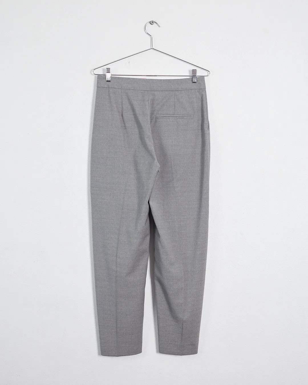 Totême 'lasavina' tailored pants, grey, 10